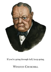 Other - Winston Churchill Quote Unframed